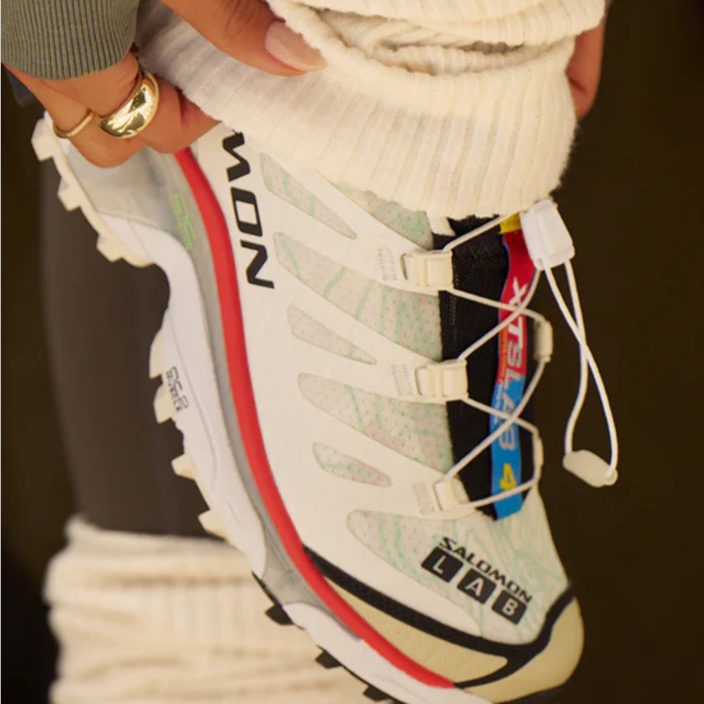 Salomon White Trail Running Shoes